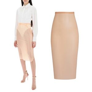 ALAIA LATEX PENCIL SKIRT FR34